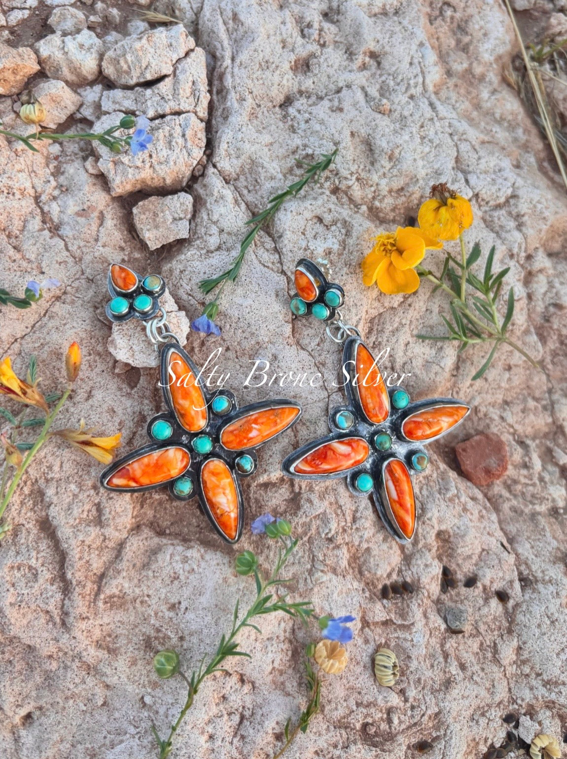 Indian Paintbrush Earrings